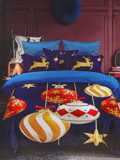 Royalfashion Jõuludekoori voodipesu komplekt 160x200 täielik 3-osaline