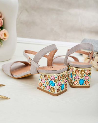 Royalfashion Naiste sandaalid kristallidega postil Ohvare