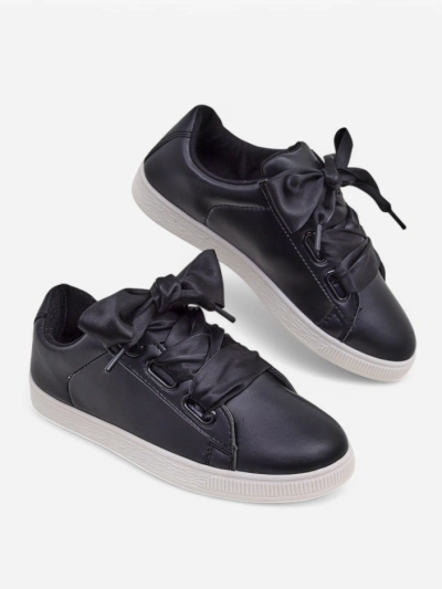 Кроссовки Royalfashion из эко-кожи для женщин с декоративными шнурками Etti