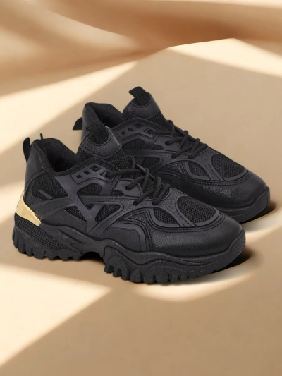 Stilosa Luma Black Women's Eco-Leather Sneakers