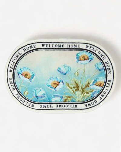 Royalfashion Värviline lilledega uksevaip 40x60