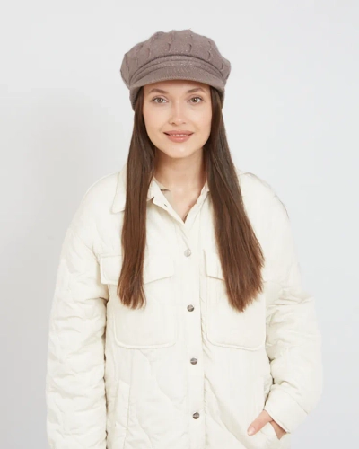 Kungen hönn Womens beret med visir