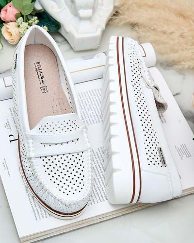 Royalfashion Ажурные женские мокасины Leteller