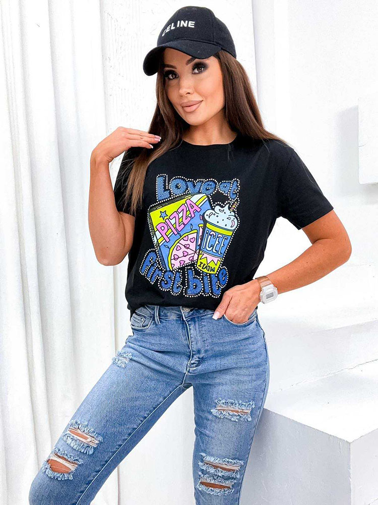 Royalfashion Naiste trükitud t-särk