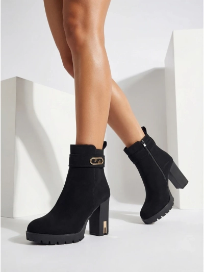 Naiste öko-seemisnahast poolsaapad jämeda kontsaga Tovia