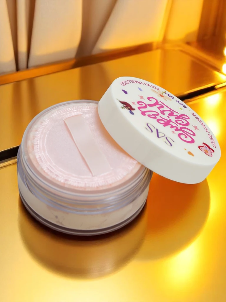 Loose face powder with SPF 50 Golden Glow