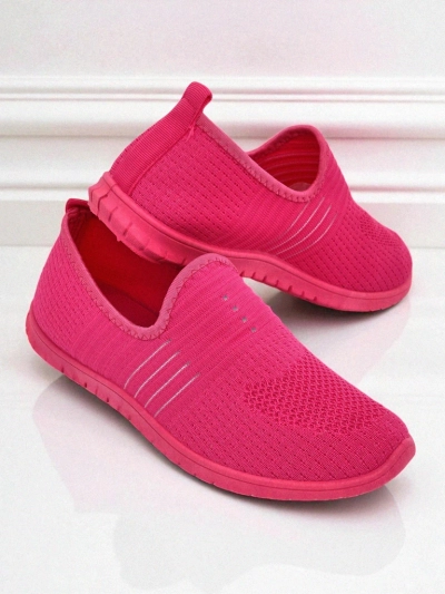 Women's Perseida moccasins comfortable orange fabric for spring and summer