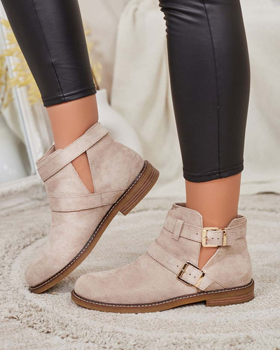 Royalfashion Women's Geronsa cutout boots