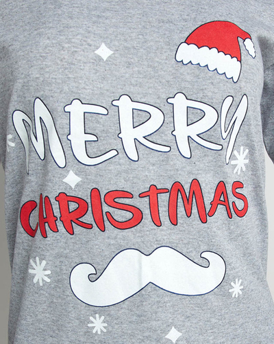 Gray Christmas Women's 2-Piece Pajamas- Clothing