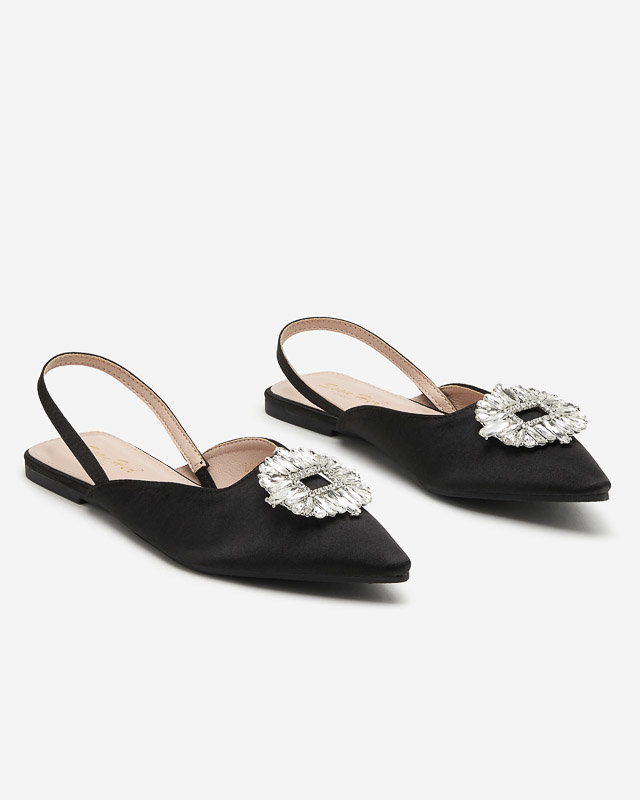 OUTLET Black ballerina slippers Etalli. Footwear