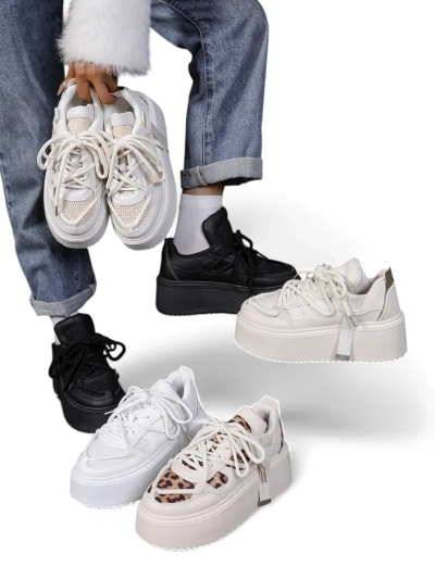 Royalfashion Sports sneakers for women on a platform Aeroll