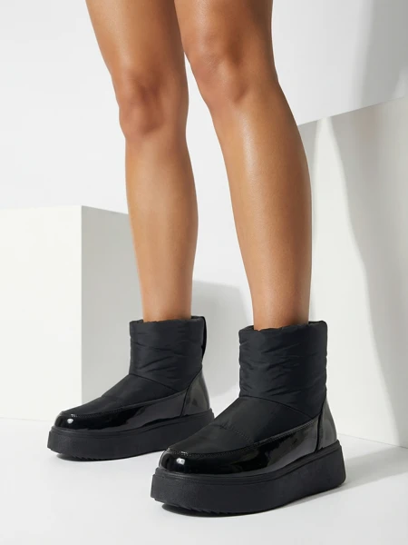 Royalfashion Mustad Maderta liibuvad naiste lumesaapad