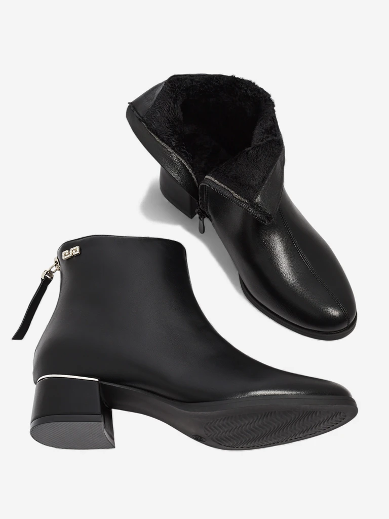 Women's Arshinea Faux Leather Heeled Ankle Boots