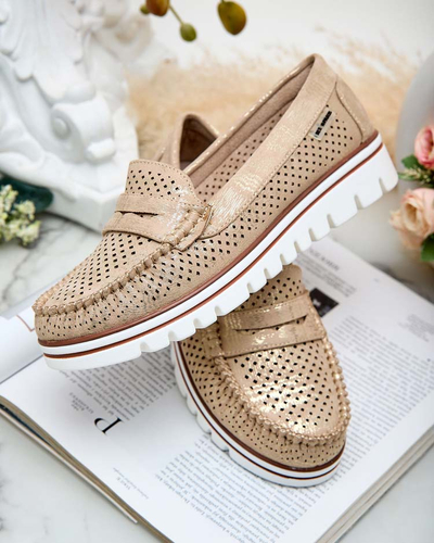Royalfashion Openwork women's moccasins Leteller