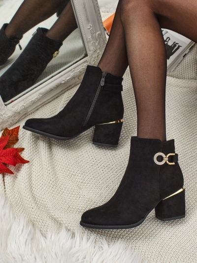 Women's Talrima Eco-Suede Ankle Boots with Block Heel
