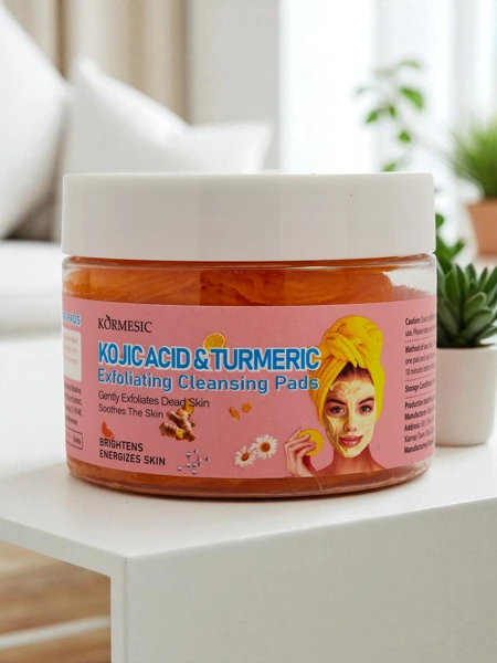 Turmeric Kojic Acid - Exfoliating Cleansing and Brightening Pads