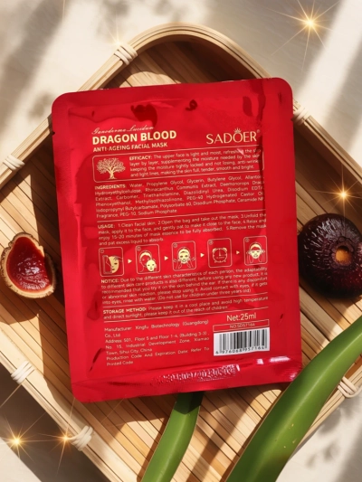 Sadoer Vitalis Dragonis Anti-Wrinkle Mask Ganoderma Lucidum 25ml