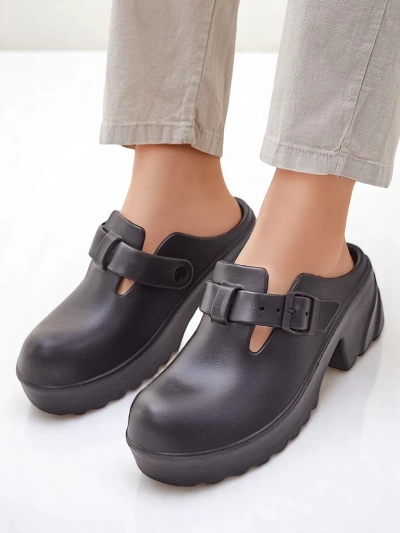 Royalfashion Женские резиновые сандалии на каблуке Voxones