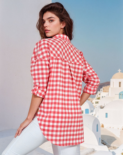Royalfashion Women's Checked Shirt