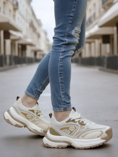 Royalfashion Women's Platform Sneakers Bellin