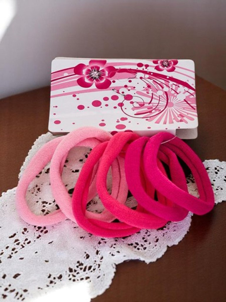 Royalfashion 6-värviline Colora juuksekummide komplekt