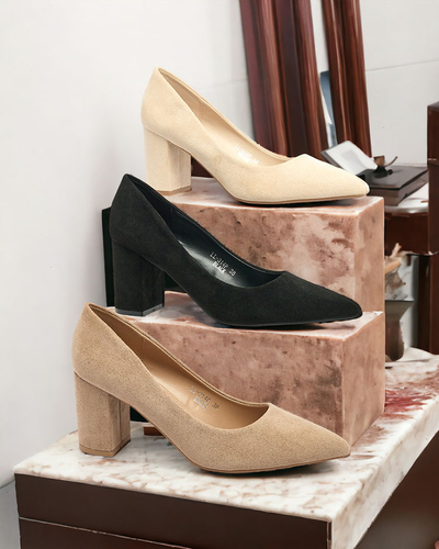 Royalfashion Naiste öko-suede Apessta pumpad