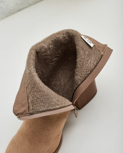 Royalfashion Женские сапоги на низкой шпильке Traestra