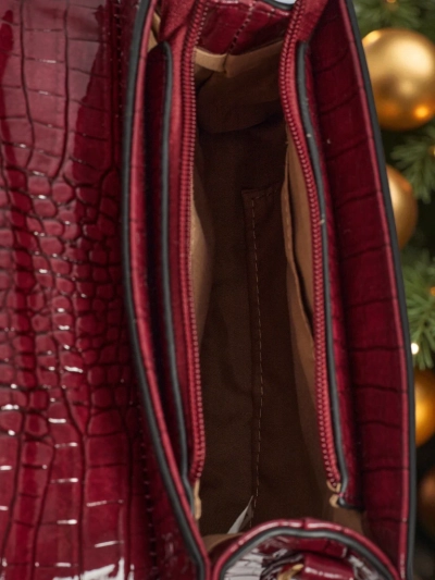 Lakitud väike naiste ökonahast käekott Lunaya