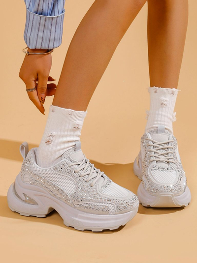 Royalfashion Naiste spordijalatsid rhinestone'idega Bloss