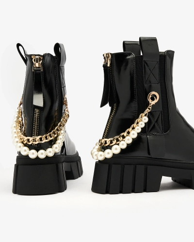 Royalfashion Mustad naiste saapad Zifosca