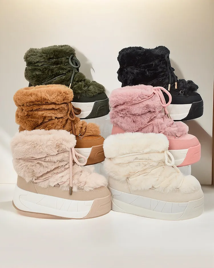 Royalfashion Kvinnenes snøstøvler Rozuri