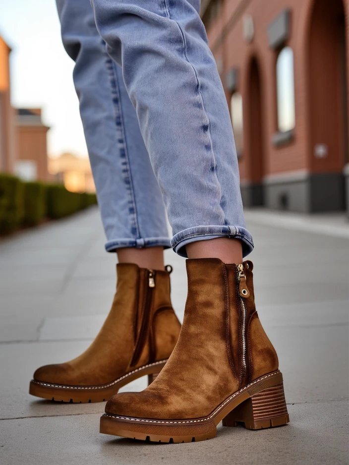 Royalfashion Women's Ankle Boots Fiefo