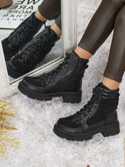 Women's worker boots with fur Ardella