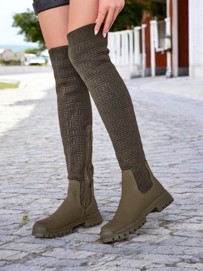 Royalfashion Women's slip-on boots Bezzonu