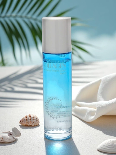 Illuminating and moisturizing face toner with collagen