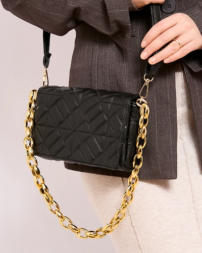 Royalfashion Women's quilted handbag in small size