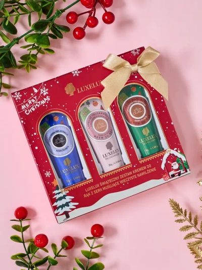 Luxelux Christmas hand cream set from the botanical essence series 25g