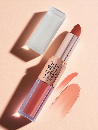 Matte lipstick in stick and liquid form 2-in-1 Strawberry Mousse