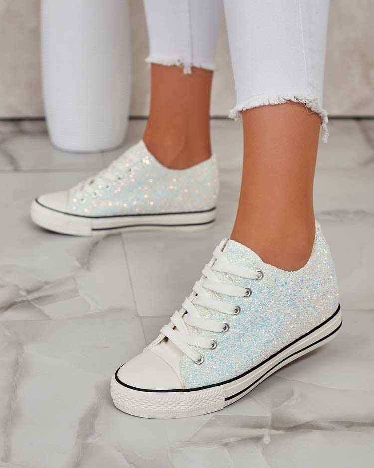 Royalfashion Women's Finia sneakers on covered heel