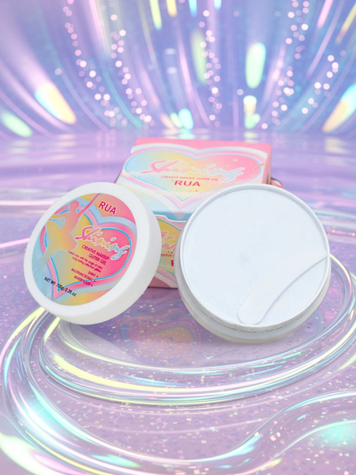 Гель с блестками для украшения лица серебристого цвета