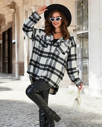 Royalfashion Naiste puuvillane särkmantel