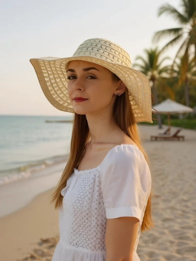 Royalfashion Naiste õlgkübar Convalia