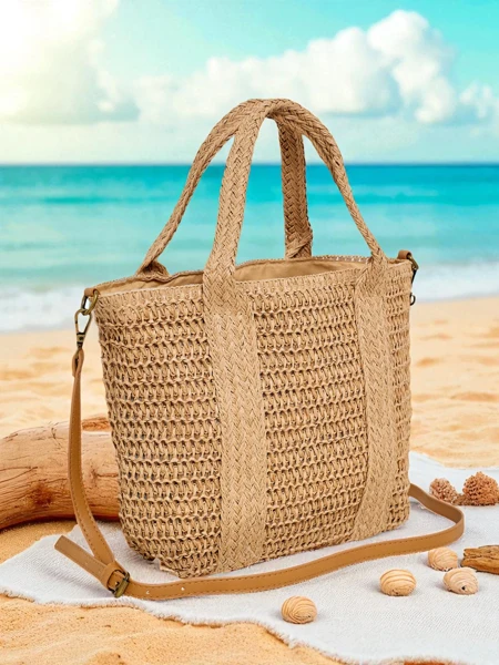 Royalfashion Large Straw Women’s Bag Bella Paglia