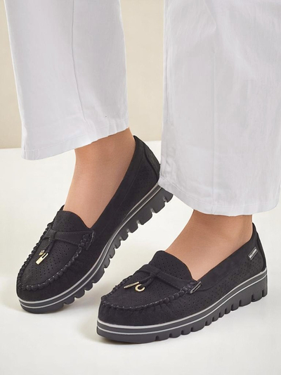 Royalfashion Læbærshætte kvinders mokkasiner Elissas