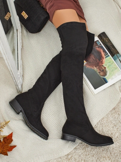 Women's over-the-knee eco-suede boots Denvoria