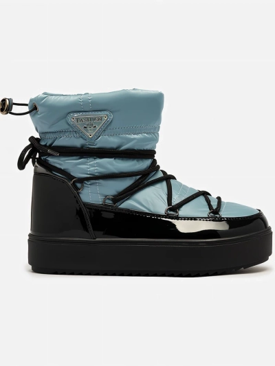Royalfashion Naiste slip-on saapad a'la lumesaapad sinised Vevnose