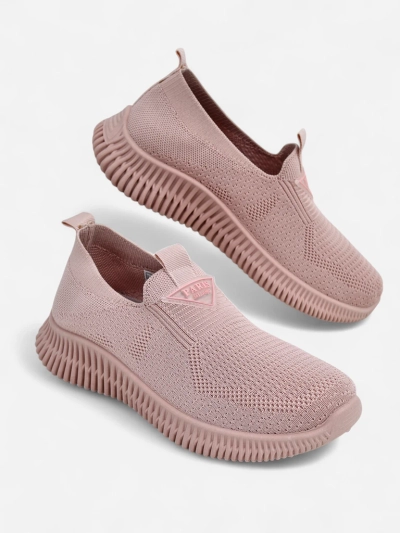Royalfashion Women's Slip-on Fabric Sports Shoes Serra