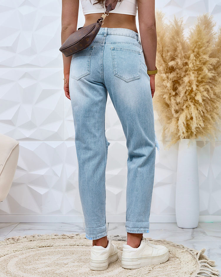 Royalfashion Women's mom jeans