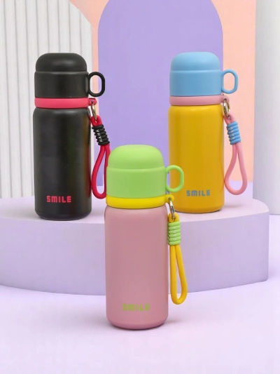 Royalfashion Thermal mug thermos with Happy Smile cup