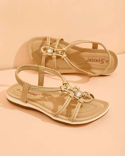 Royalfashion Women's zirconia sandals Solin